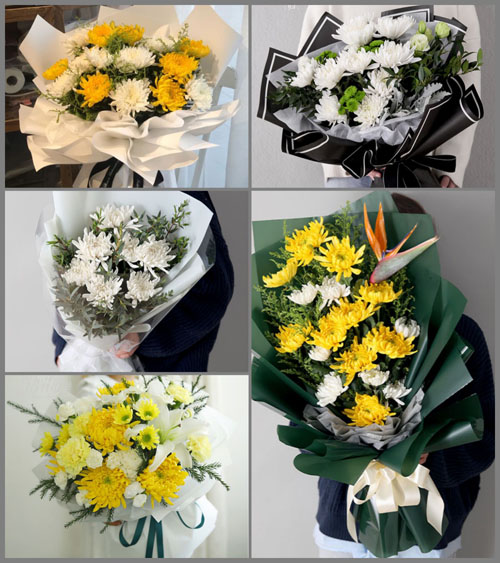 山东莱芜莱城区羊里镇贾家洼村白事花束代送